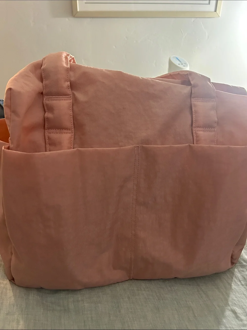 NWT Baggu Small Cloud Carry-on - Rose Tan